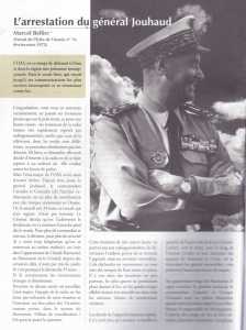   L'Arrestation de JOUHAUD  
Par Marcel BELLIER